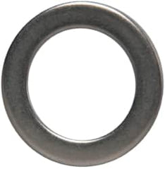 Made in USA - 0.048" Thick, 0.505" Inside x 3/4" OD, Round Shim - 7/16" Screw, Uncoated 302/304 Stainless Steel - Benchmark Tooling