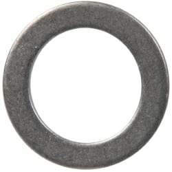 Made in USA - 0.06" Thick, 0.505" Inside x 3/4" OD, Round Shim - 7/16" Screw, Uncoated 302/304 Stainless Steel - Benchmark Tooling