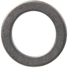 Made in USA - 0.06" Thick, 0.505" Inside x 3/4" OD, Round Shim - 7/16" Screw, Uncoated 302/304 Stainless Steel - Benchmark Tooling