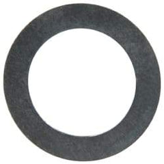 Made in USA - 0.007" Thick, 0.505" Inside x 3/4" OD, Round Shim - 7/16" Screw, Uncoated 302/304 Stainless Steel - Benchmark Tooling