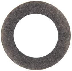 Made in USA - 0.02" Thick, 0.63" Inside x 1" OD, Round Shim - 9/16" Screw, Uncoated 302/304 Stainless Steel - Benchmark Tooling