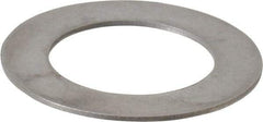 Made in USA - 0.024" Thick, 0.63" Inside x 1" OD, Round Shim - 9/16" Screw, Uncoated 302/304 Stainless Steel - Benchmark Tooling