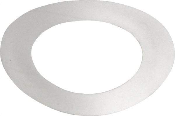 Made in USA - 0.003" Thick, 0.63" Inside x 1" OD, Round Shim - 9/16" Screw, Uncoated 302/304 Stainless Steel - Benchmark Tooling