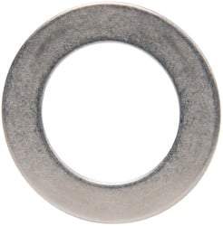 Made in USA - 0.03" Thick, 0.63" Inside x 1" OD, Round Shim - 9/16" Screw, Uncoated 302/304 Stainless Steel - Benchmark Tooling
