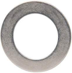 Made in USA - 0.03" Thick, 0.63" Inside x 1" OD, Round Shim - 9/16" Screw, Uncoated 302/304 Stainless Steel - Benchmark Tooling