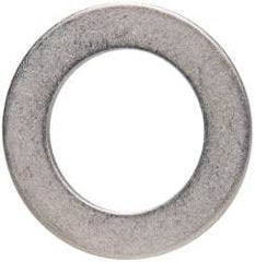 Made in USA - 0.048" Thick, 0.63" Inside x 1" OD, Round Shim - 9/16" Screw, Uncoated 302/304 Stainless Steel - Benchmark Tooling