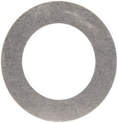Made in USA - 0.005" Thick, 0.63" Inside x 1" OD, Round Shim - 9/16" Screw, Uncoated 302/304 Stainless Steel - Benchmark Tooling