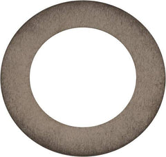 Made in USA - 0.008" Thick, 0.63" Inside x 1" OD, Round Shim - 9/16" Screw, Uncoated 302/304 Stainless Steel - Benchmark Tooling