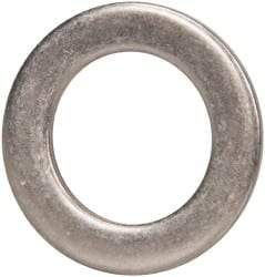 Made in USA - 0.09" Thick, 0.63" Inside x 1" OD, Round Shim - 9/16" Screw, Uncoated 302/304 Stainless Steel - Benchmark Tooling