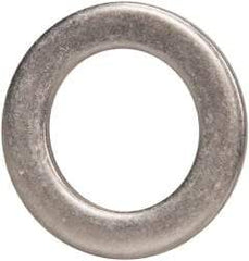 Made in USA - 0.09" Thick, 0.63" Inside x 1" OD, Round Shim - 9/16" Screw, Uncoated 302/304 Stainless Steel - Benchmark Tooling