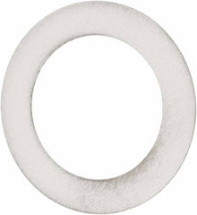 Made in USA - 0.012" Thick, 0.755" Inside x 1-1/8" OD, Round Shim - 5/8" Screw, Uncoated 302/304 Stainless Steel - Benchmark Tooling