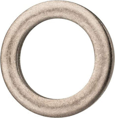 Made in USA - 1/8" Thick, 0.755" Inside x 1-1/8" OD, Round Shim - 5/8" Screw, Uncoated 302/304 Stainless Steel - Benchmark Tooling