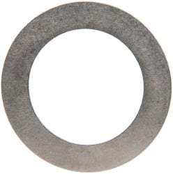 Made in USA - 0.016" Thick, 0.755" Inside x 1-1/8" OD, Round Shim - 5/8" Screw, Uncoated 302/304 Stainless Steel - Benchmark Tooling