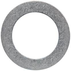 Made in USA - 0.02" Thick, 0.755" Inside x 1-1/8" OD, Round Shim - 5/8" Screw, Uncoated 302/304 Stainless Steel - Benchmark Tooling