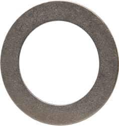Made in USA - 0.024" Thick, 0.755" Inside x 1-1/8" OD, Round Shim - 5/8" Screw, Uncoated 302/304 Stainless Steel - Benchmark Tooling