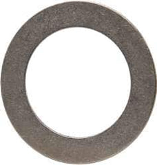 Made in USA - 0.024" Thick, 0.755" Inside x 1-1/8" OD, Round Shim - 5/8" Screw, Uncoated 302/304 Stainless Steel - Benchmark Tooling