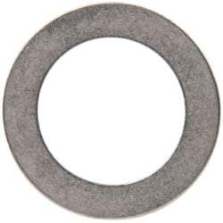 Made in USA - 0.03" Thick, 0.755" Inside x 1-1/8" OD, Round Shim - 5/8" Screw, Uncoated 302/304 Stainless Steel - Benchmark Tooling