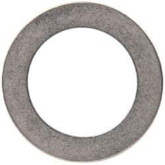 Made in USA - 0.03" Thick, 0.755" Inside x 1-1/8" OD, Round Shim - 5/8" Screw, Uncoated 302/304 Stainless Steel - Benchmark Tooling