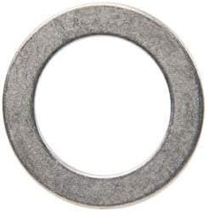 Made in USA - 0.048" Thick, 0.755" Inside x 1-1/8" OD, Round Shim - 5/8" Screw, Uncoated 302/304 Stainless Steel - Benchmark Tooling