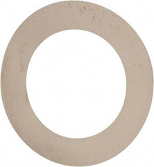 Made in USA - 0.001" Thick, 7/8" Inside x 1-3/8" OD, Round Shim - 3/4" Screw, Uncoated 302/304 Stainless Steel - Benchmark Tooling