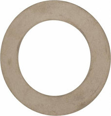 Made in USA - 0.012" Thick, 7/8" Inside x 1-3/8" OD, Round Shim - 3/4" Screw, Uncoated 302/304 Stainless Steel - Benchmark Tooling
