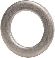 Made in USA - 1/8" Thick, 7/8" Inside x 1-3/8" OD, Round Shim - 3/4" Screw, Uncoated 302/304 Stainless Steel - Benchmark Tooling