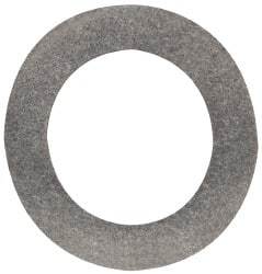 Made in USA - 0.015" Thick, 7/8" Inside x 1-3/8" OD, Round Shim - 3/4" Screw, Uncoated 302/304 Stainless Steel - Benchmark Tooling