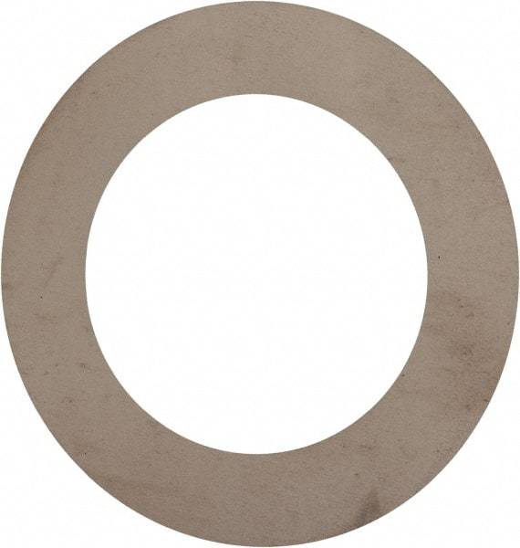 Made in USA - 0.003" Thick, 7/8" Inside x 1-3/8" OD, Round Shim - 3/4" Screw, Uncoated 302/304 Stainless Steel - Benchmark Tooling