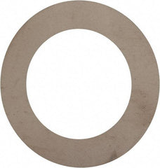 Made in USA - 0.003" Thick, 7/8" Inside x 1-3/8" OD, Round Shim - 3/4" Screw, Uncoated 302/304 Stainless Steel - Benchmark Tooling
