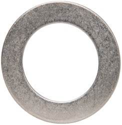 Made in USA - 0.048" Thick, 7/8" Inside x 1-3/8" OD, Round Shim - 3/4" Screw, Uncoated 302/304 Stainless Steel - Benchmark Tooling