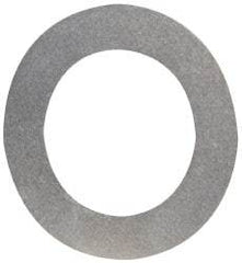 Made in USA - 0.005" Thick, 7/8" Inside x 1-3/8" OD, Round Shim - 3/4" Screw, Uncoated 302/304 Stainless Steel - Benchmark Tooling