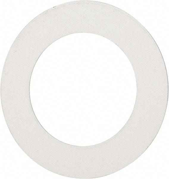 Made in USA - 0.007" Thick, 7/8" Inside x 1-3/8" OD, Round Shim - 3/4" Screw, Uncoated 302/304 Stainless Steel - Benchmark Tooling