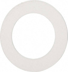 Made in USA - 0.007" Thick, 7/8" Inside x 1-3/8" OD, Round Shim - 3/4" Screw, Uncoated 302/304 Stainless Steel - Benchmark Tooling