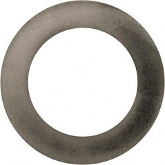 Made in USA - 0.008" Thick, 7/8" Inside x 1-3/8" OD, Round Shim - 3/4" Screw, Uncoated 302/304 Stainless Steel - Benchmark Tooling