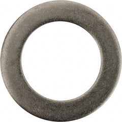Made in USA - 0.09" Thick, 7/8" Inside x 1-3/8" OD, Round Shim - 3/4" Screw, Uncoated 302/304 Stainless Steel - Benchmark Tooling