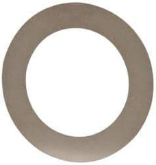 Made in USA - 0.001" Thick, 1" Inside x 1-1/2" OD, Round Shim - 7/8" Screw, Uncoated 302/304 Stainless Steel - Benchmark Tooling