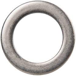 Made in USA - 1/8" Thick, 1" Inside x 1-1/2" OD, Round Shim - 7/8" Screw, Uncoated 302/304 Stainless Steel - Benchmark Tooling