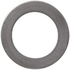 Made in USA - 0.03" Thick, 1" Inside x 1-1/2" OD, Round Shim - 7/8" Screw, Uncoated 302/304 Stainless Steel - Benchmark Tooling