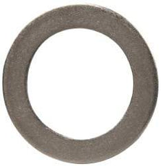 Made in USA - 0.06" Thick, 1" Inside x 1-1/2" OD, Round Shim - 7/8" Screw, Uncoated 302/304 Stainless Steel - Benchmark Tooling