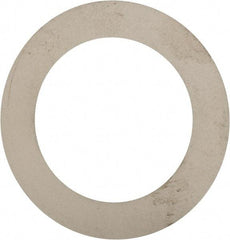 Made in USA - 0.008" Thick, 1" Inside x 1-1/2" OD, Round Shim - 7/8" Screw, Uncoated 302/304 Stainless Steel - Benchmark Tooling