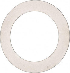 Made in USA - 0.012" Thick, 1-1/8" Inside x 1-5/8" OD, Round Shim - Uncoated 302/304 Stainless Steel - Benchmark Tooling