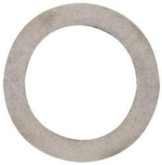 Made in USA - 0.015" Thick, 1-1/8" Inside x 1-5/8" OD, Round Shim - Uncoated 302/304 Stainless Steel - Benchmark Tooling