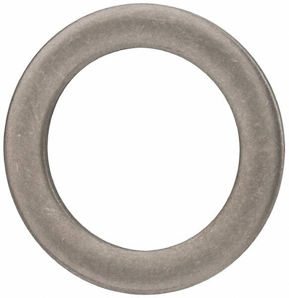 Made in USA - 0.09" Thick, 1-1/8" Inside x 1-5/8" OD, Round Shim - Uncoated 302/304 Stainless Steel - Benchmark Tooling