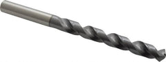 OSG - 9.29894mm 120° Vanadium High Speed Steel Jobber Drill - TiCN Finish, Right Hand Cut, Spiral Flute, Straight Shank, 125mm OAL, Standard Point - Benchmark Tooling