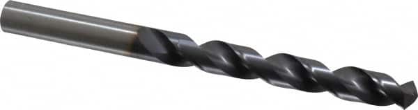 OSG - 11.19886mm 120° Vanadium High Speed Steel Jobber Drill - TiCN Finish, Right Hand Cut, Spiral Flute, Straight Shank, 142mm OAL, Standard Point - Benchmark Tooling