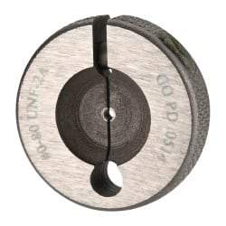 Vermont Gage - 0-80 Go Single Ring Thread Gage - Class 2A, Tool Steel - Benchmark Tooling