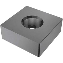 Iscar - SNGA433 T Grade IS8 Ceramic Turning Insert - Uncoated, 90° Square, 1/2" Inscr Circle, 3/16" Thick, 3/64" Corner Radius - Benchmark Tooling