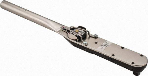 Proto - 3/4" Drive Dial Torque Wrench - 350 Ft/Lb Torque, 27-7/8" OAL, 10 Ft/Lb Graduation, Fixed Head - Benchmark Tooling