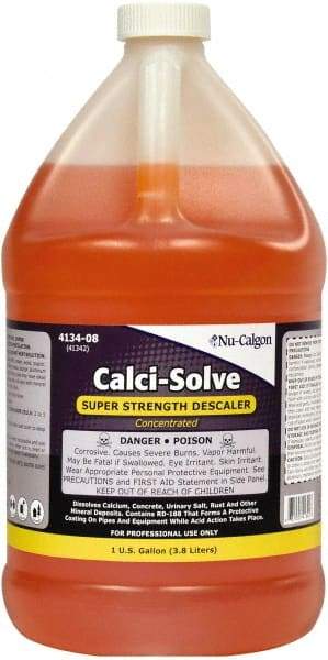 Nu-Calgon - 1 Gal Liquid Hydrochloric Acid Drain Cleaner - Acidic Scent - Benchmark Tooling