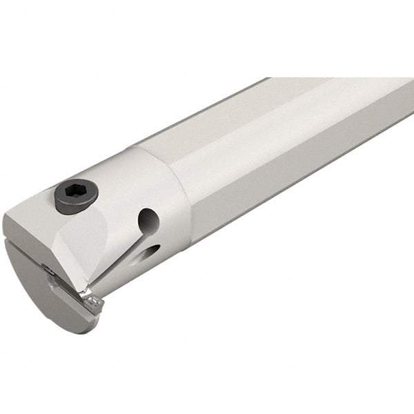 Iscar - HELII, Internal, Right Hand, 5mm Max Depth of Cut, 3 to 3.18mm Groove Width, Indexable Grooving Tool Holder - GRIP 3.. Insert Compatibility, 20mm Shank Width, 160mm OAL, Through Coolant - Benchmark Tooling